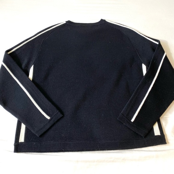 Vintage Meister Sweater Black and White Womens Medium Wool Blend - Picture 6 of 6